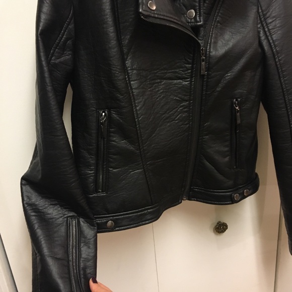 Faux leather jacket - Picture 3 of 3